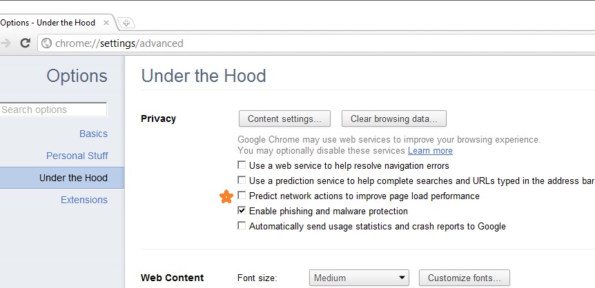 google chrome